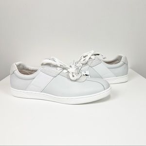 Vionic Mott Lono Lace Up Men's Sneaker in White/Gray Size 8